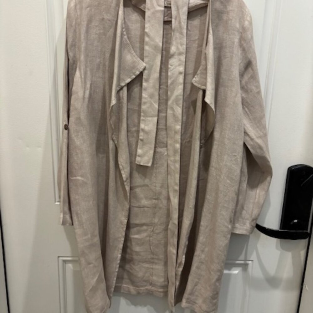 Alessia Pacini Linen Belt Jacket Medium